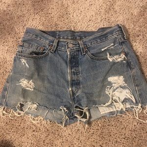 Vintage High Waisted Levi Shorts